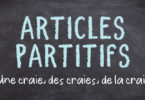 Articles partitifs