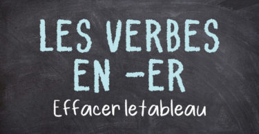 Verbes en ER
