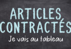 Articles contractés