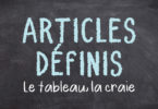 Articles définis