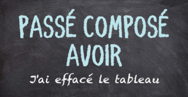 Passé composé - AVOIR