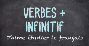 Verbes + infinitif