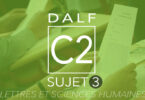 DALF C2 sujet 3