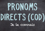 Pronoms directs COD
