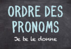 Ordre des pronoms