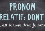 Pronom relatif - DONT