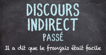 Discours indirect au passé