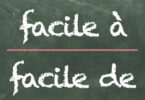 facile à ou facile de