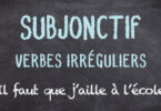 Subjonctif présent verbes irréguliers