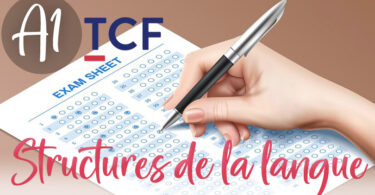 TCF structures de la langue A1