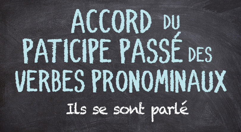 Accord du participe passé des verbes pronominaux