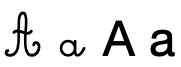La lettre A